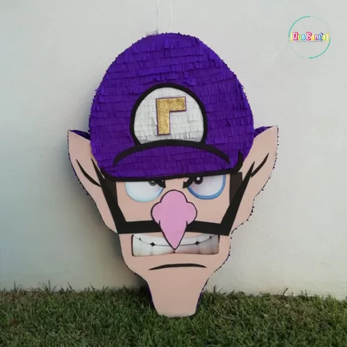 Piñata Decorativa Waluigi